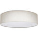 Brentwood LED 15 inch Beige Fabric Flush Mount Ceiling Light
