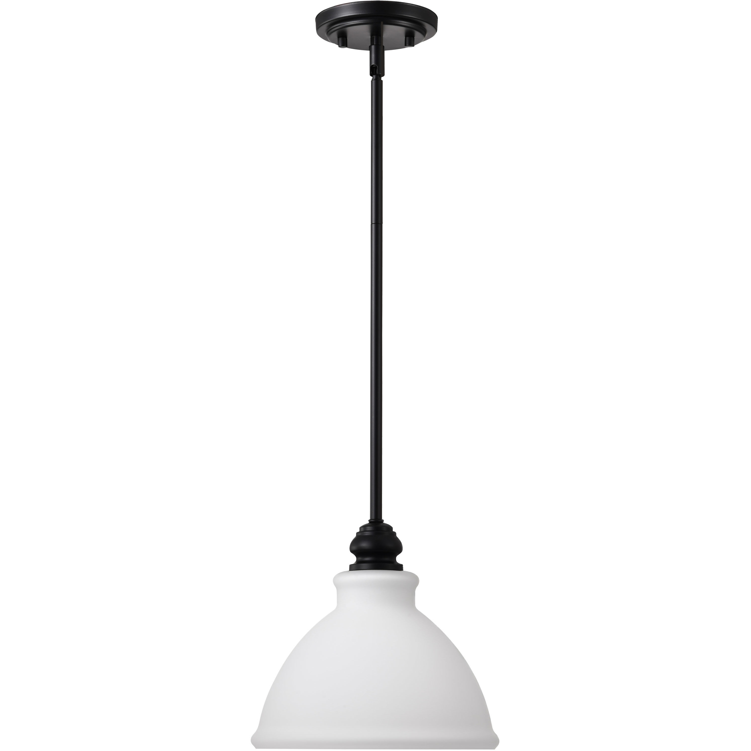 Russel 10 inch Matte Black Pendant Ceiling Light