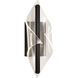 Geneva LED 6.25 inch Matte Black Vanity Light Wall Light