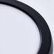 Blink LED 7 inch Black Flush Mount Ceiling Light