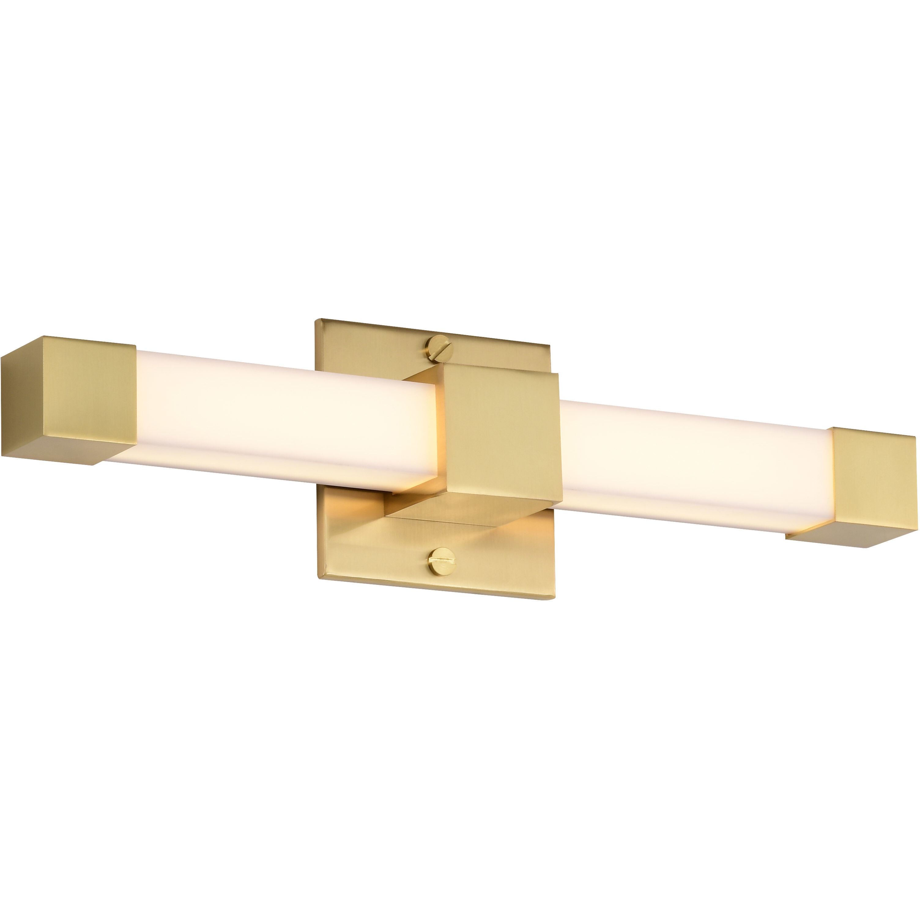 Brightwyn LED 16 inch Brushed Brass Vanity Wall Light