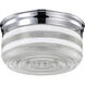 Brentwood 2 Light 10 inch Polished Chrome Flush Mount Ceiling Light