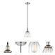 Vintage 1 Light 5.13 inch Polished Nickel Pendant Ceiling Light