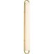 Velano LED 37.5 inch Brushed Brass Vanity Wall Light