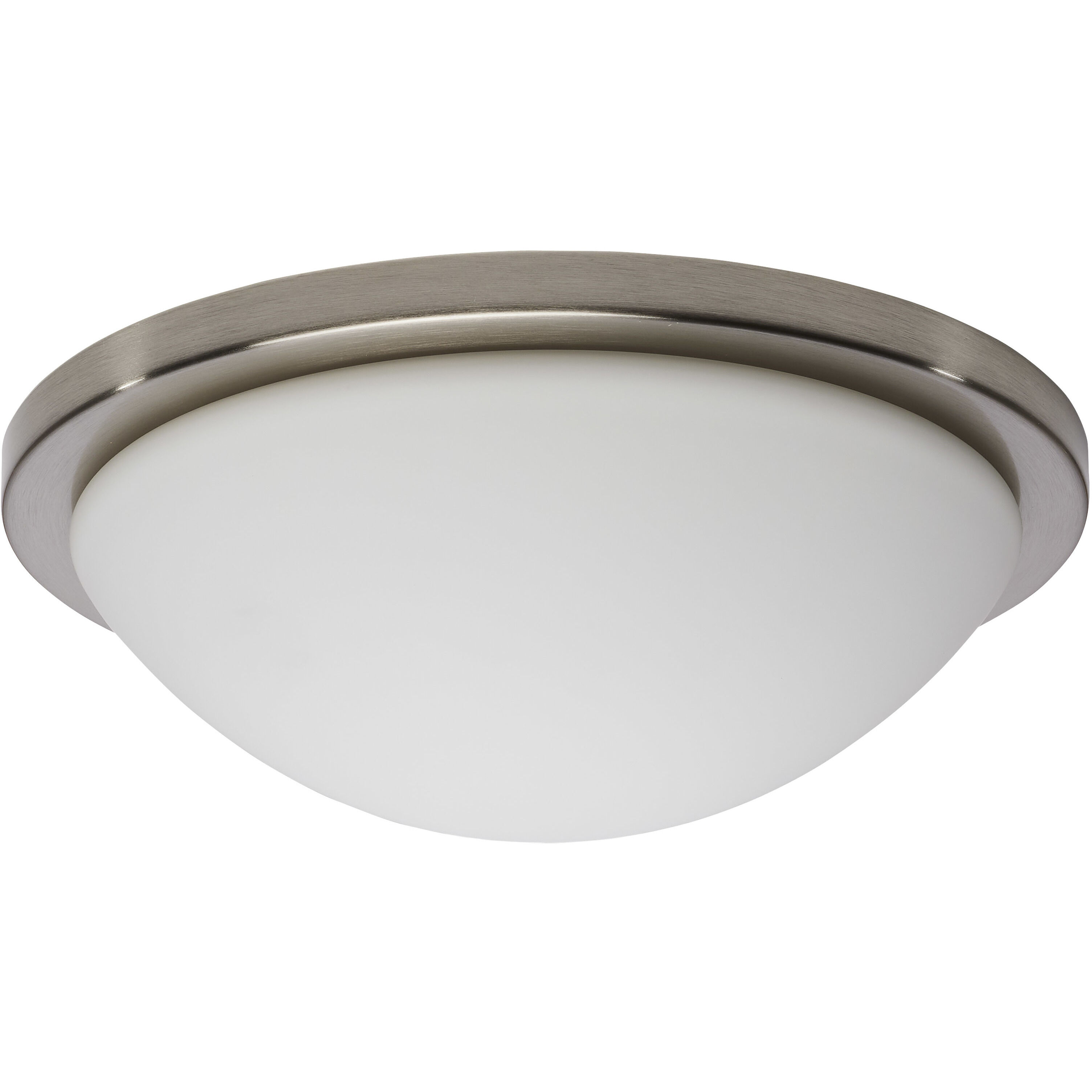 Button LED 13.38 inch Brushed Nickel LED Flush Mount Ceiling Light