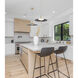 Corrine LED 18 inch Burnished Brass Pendant Ceiling Light