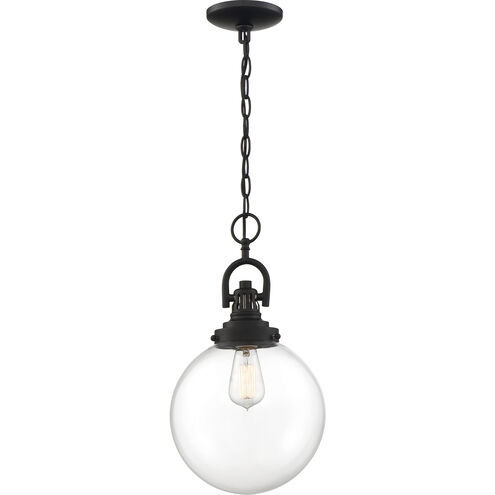 Skyloft 1 Light 10 inch Aged Bronze and Clear Pendant Ceiling Light