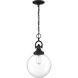 Skyloft 1 Light 10 inch Aged Bronze and Clear Pendant Ceiling Light