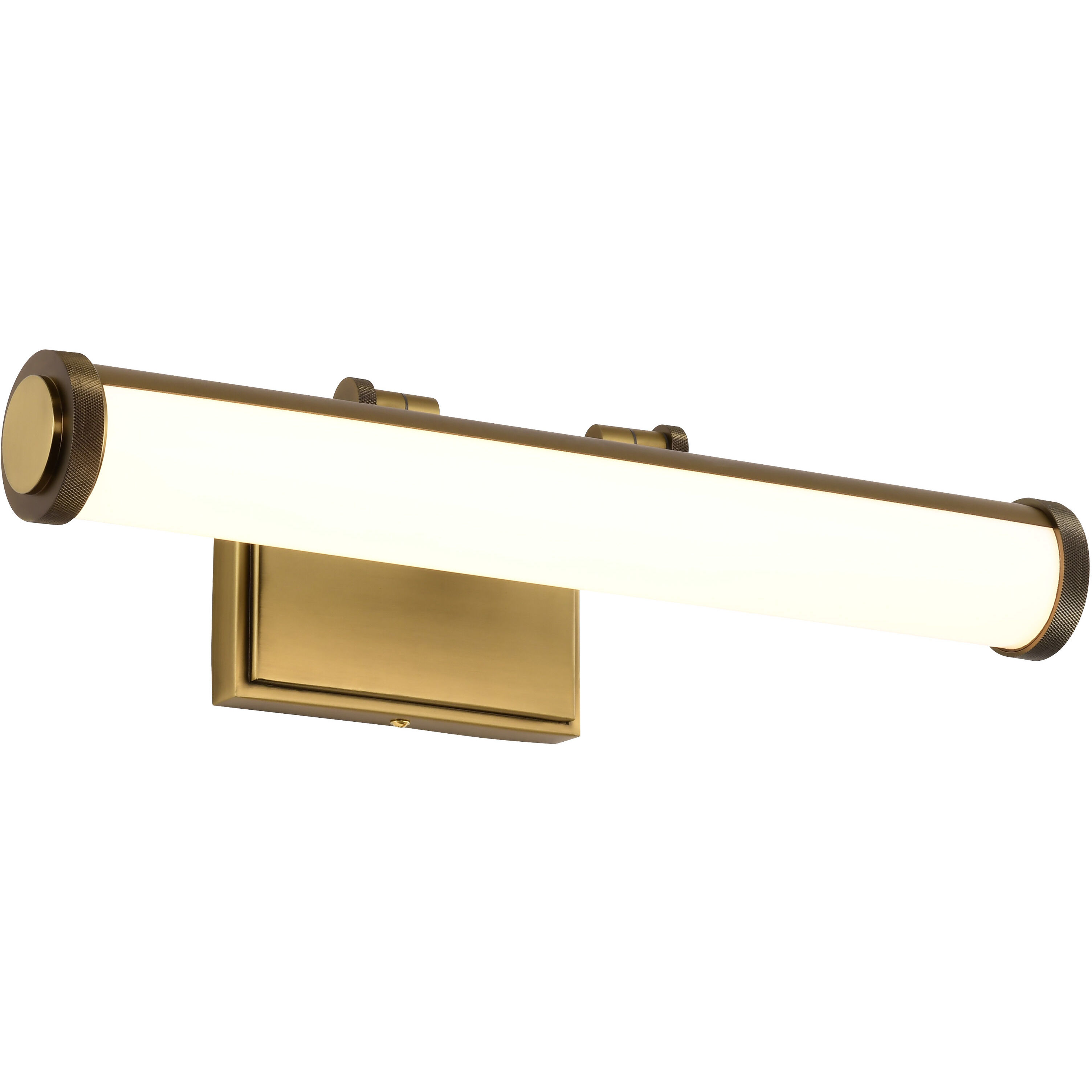 Cora LED 18.25 inch Vintage Brass Vanity Wall Light