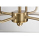 Yorktown 4 Light 16 inch Burnished Brass Pendant Ceiling Light