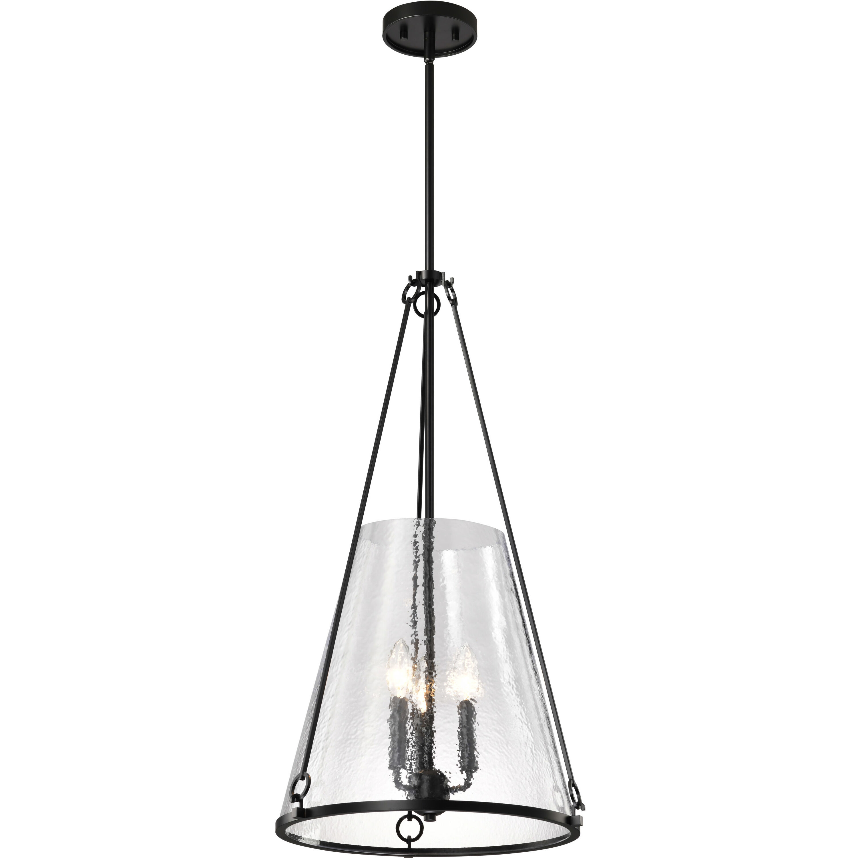 Valentine 16 inch Black Pendant Ceiling Light