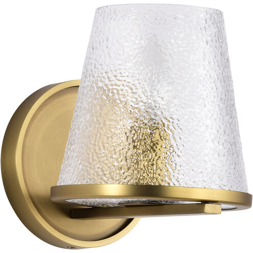 Valentine 6 inch Vintage Brass Vanity Wall Light