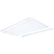 Brentwood LED 23.82 inch Matte White Flat Panel Ceiling Light, Backlit