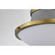 Lafayette 1 Light 14 inch Matte Gray Flush Mount Ceiling Light