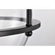 Amado 3 Light 14 inch Matte Black Semi Flush Mount Ceiling Light