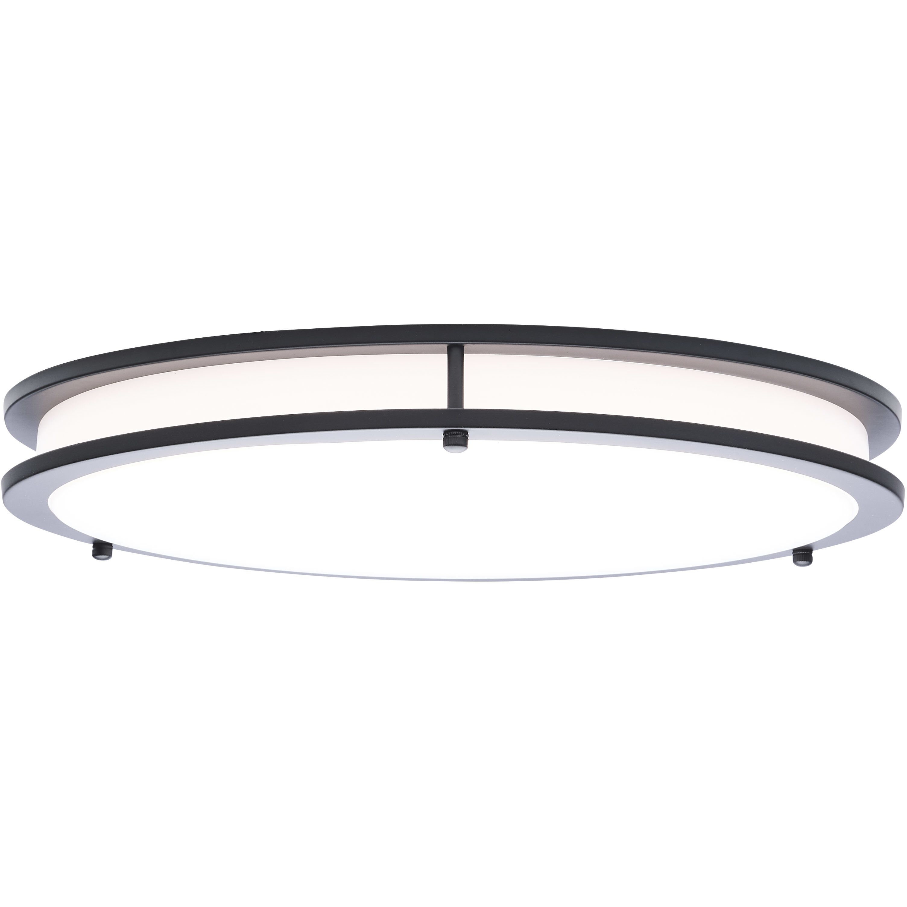 Glamour LED 16.93 inch Black Flush Mount Ceiling Light