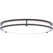 Glamour LED 16.93 inch Black Flush Mount Ceiling Light