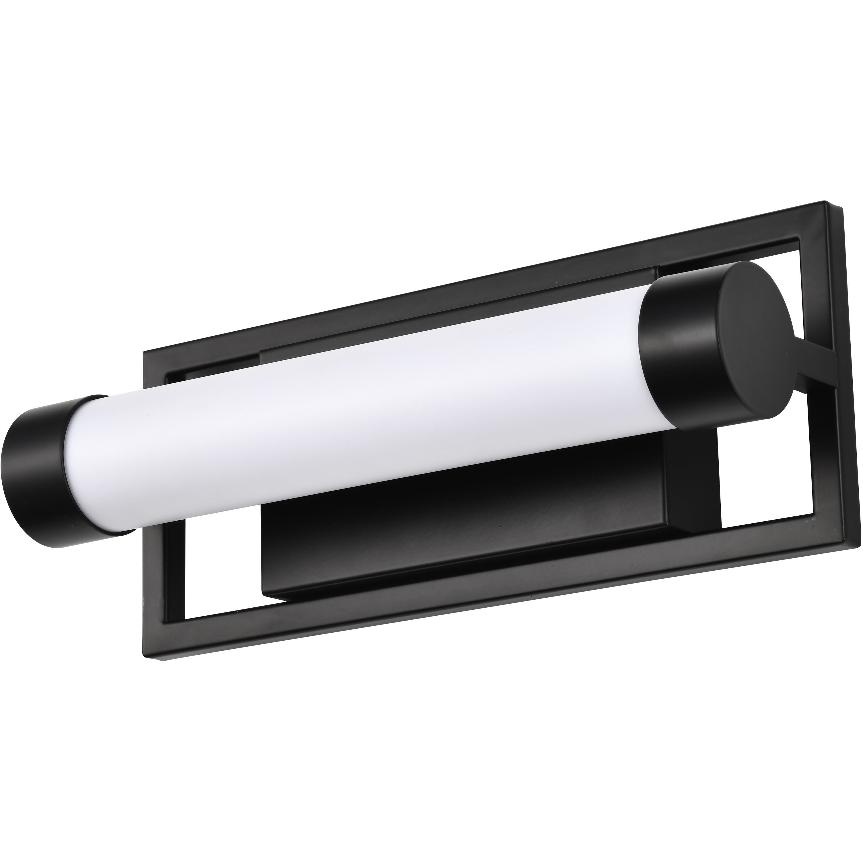 Canal LED 12 inch Matte Black Bath Vanity Light Wall Light