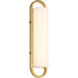 Velano LED 17 inch Brushed Brass Vanity Wall Light