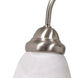Ballerina 3 Light 20 inch Brushed Nickel Chandelier Ceiling Light