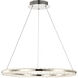 Nova LED 22.88 inch Polished Nickel Pendant Ceiling Light