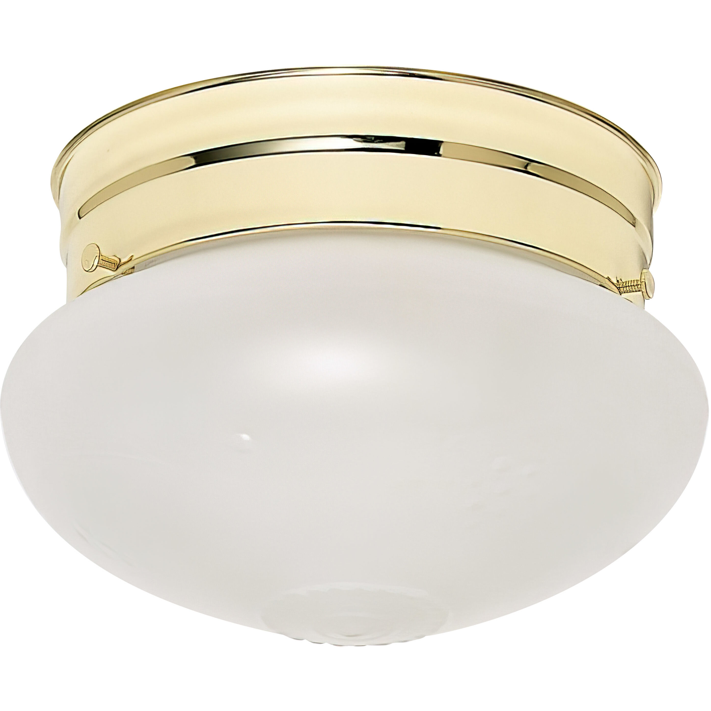 Brentwood 1 Light 6 inch Polished Brass Flush Mount Ceiling Light
