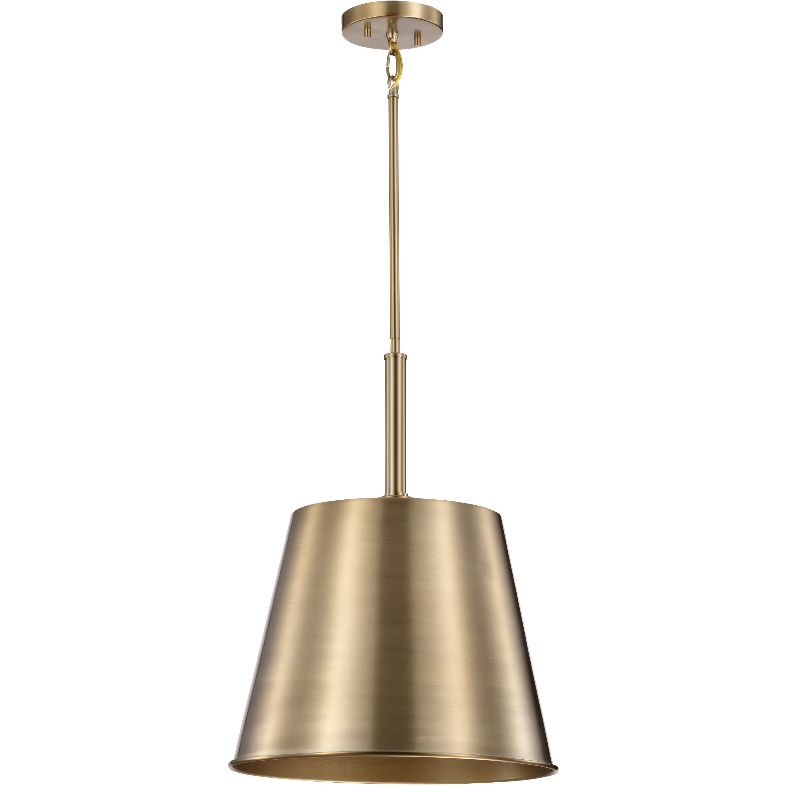 Alexis 1 Light 15 inch Burnished Brass and Gold Pendant Ceiling Light