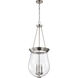 Boliver 3 Light 14.13 inch Brushed Nickel Pendant Ceiling Light