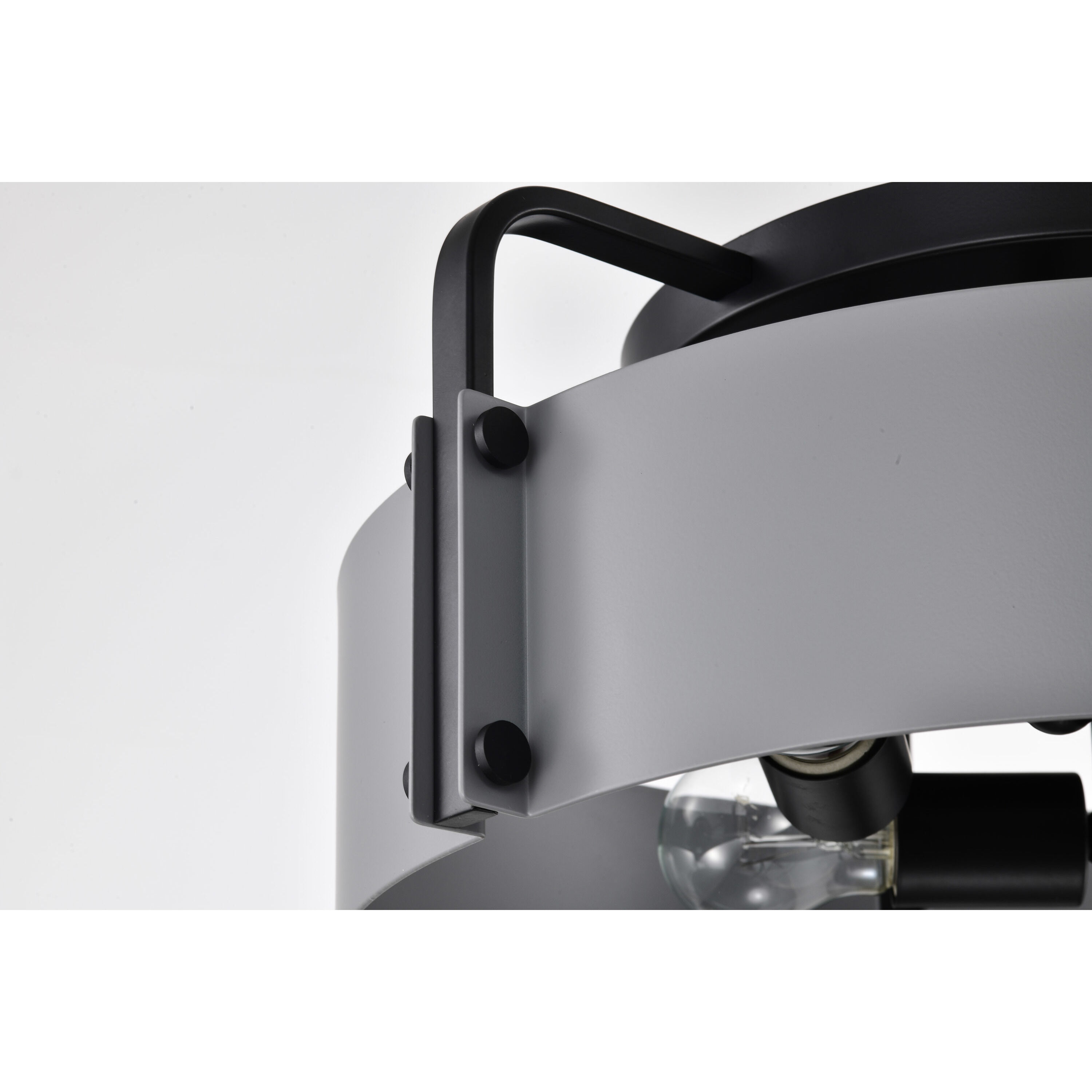 Altos 4 Light 18 inch Matte Gray Semi Flush Mount Ceiling Light