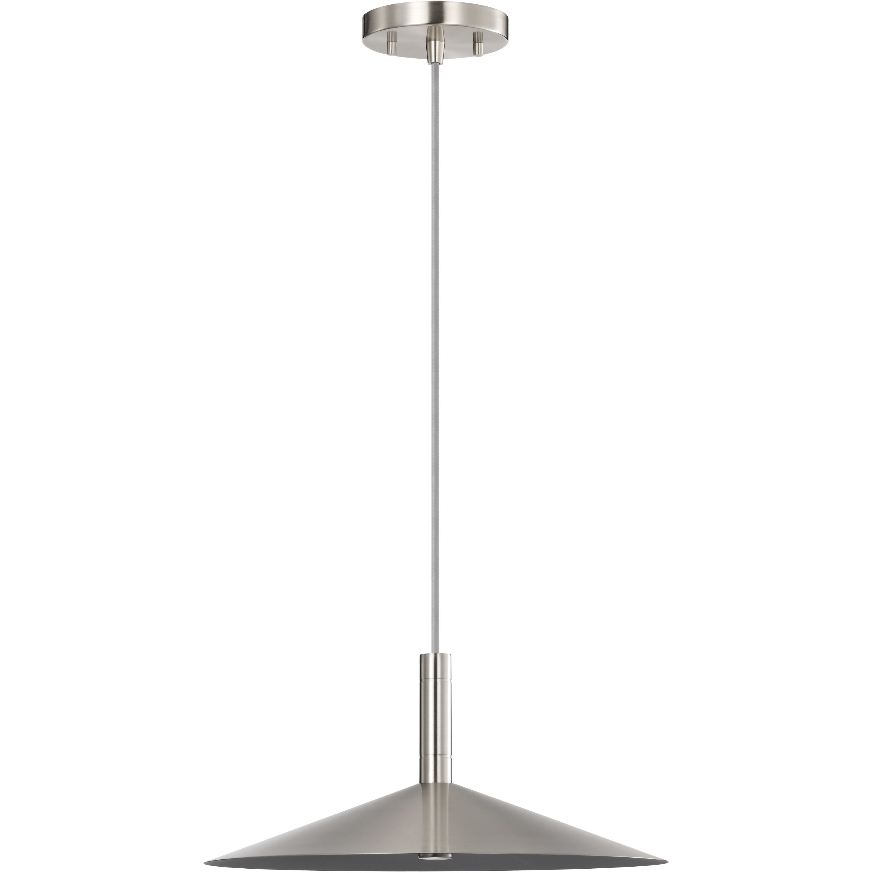 Corrine LED 14 inch Brushed Nickel Pendant Ceiling Light