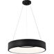 Orbit LED 23.5 inch Black Pendant Ceiling Light