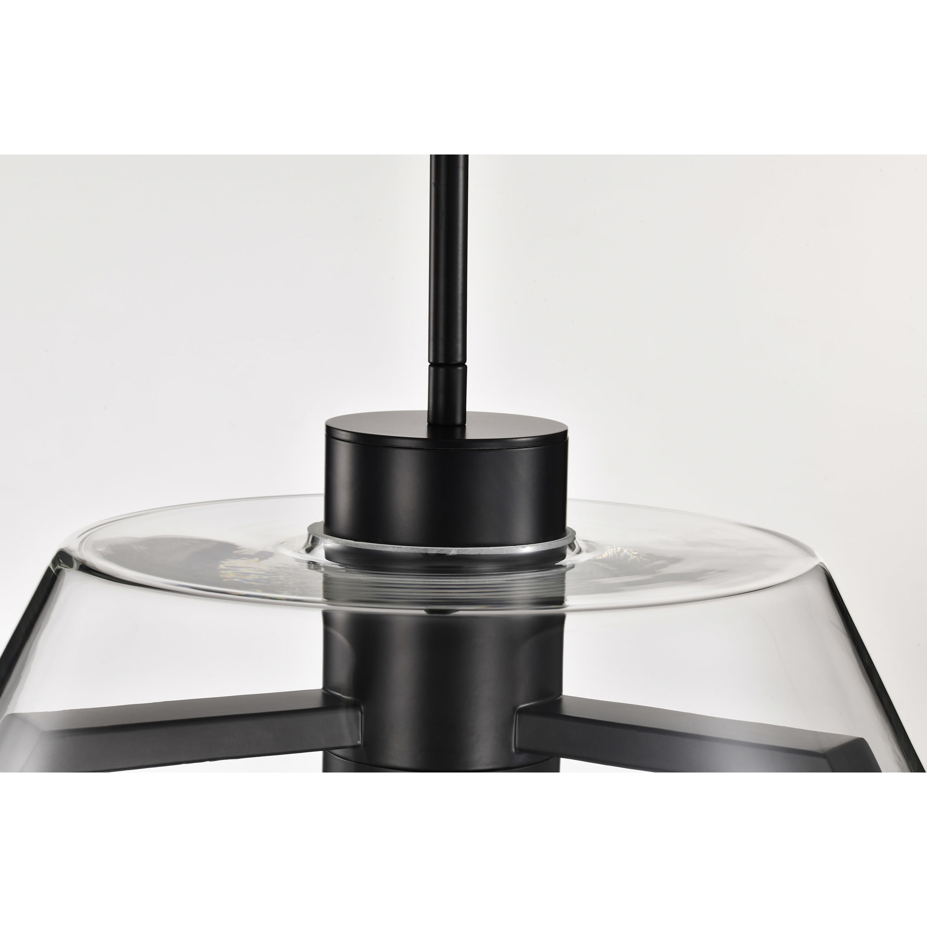 Edmond LED 17 inch Matte Black Pendant Ceiling Light