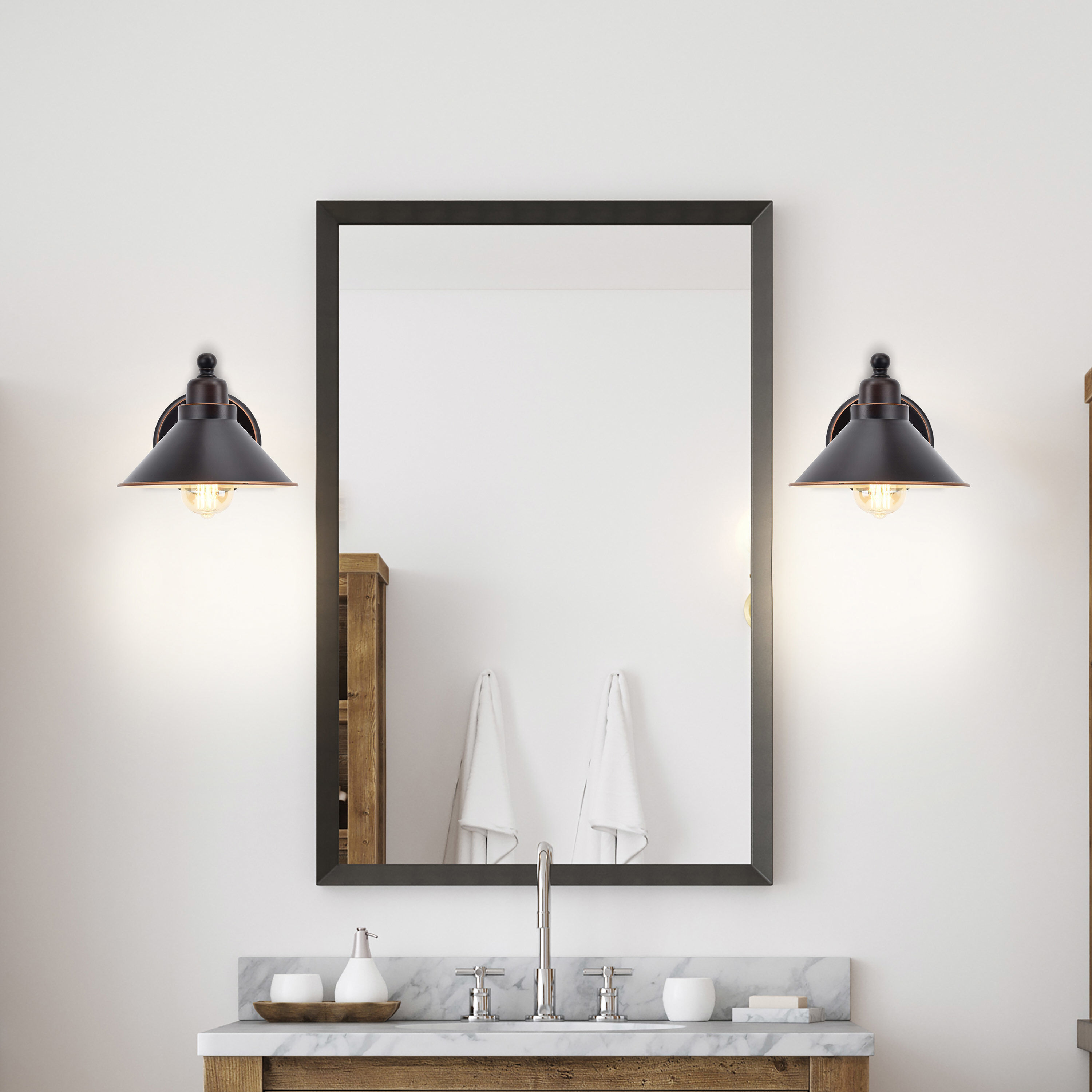 Bridgeview 1 Light 9 inch Mission Dust Bronze Wall Sconce Wall Light