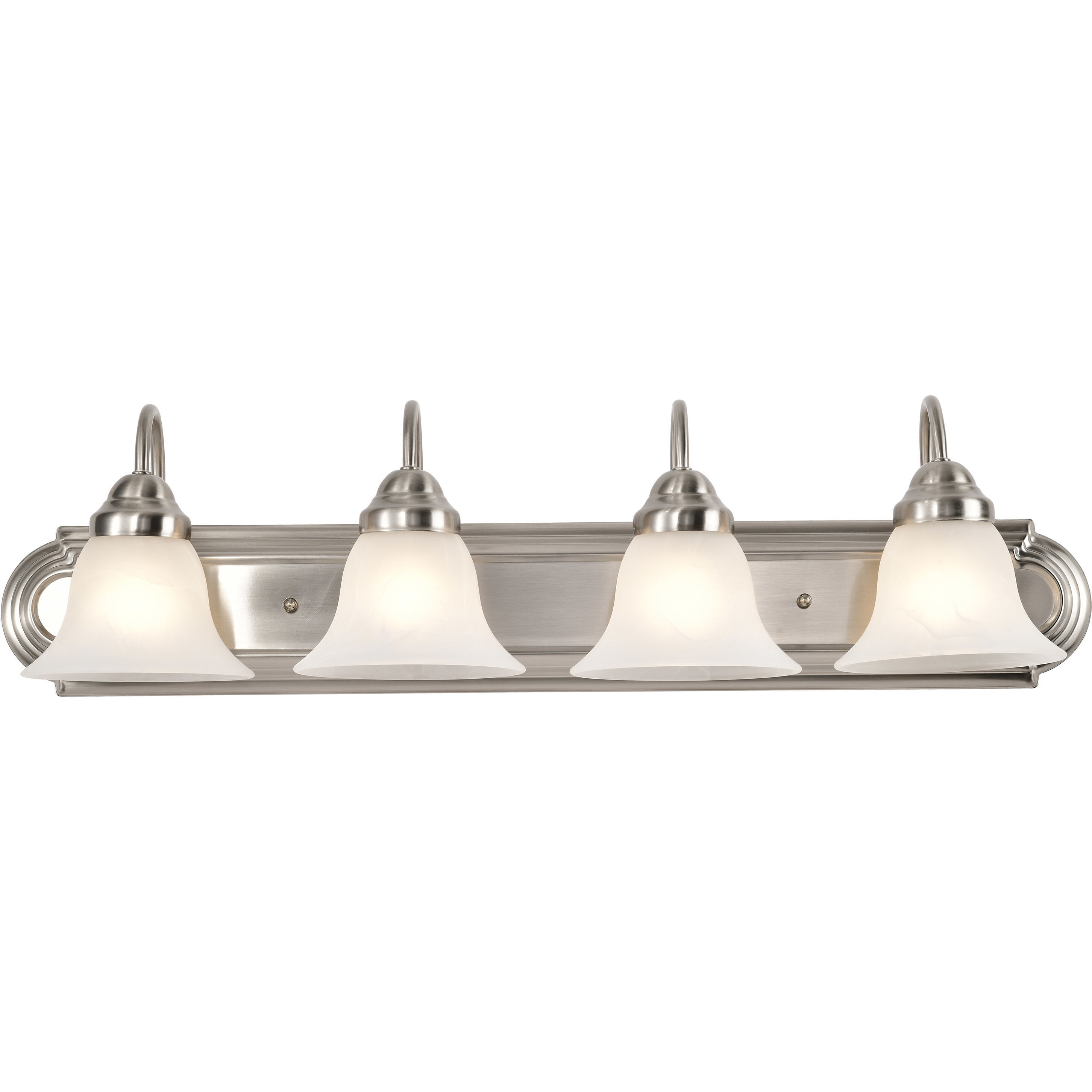 Ballerina 4 Light 30 inch Brushed Nickel Vanity Light Wall Light
