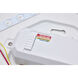 Selene LED 16.61 inch White Flush Mount Ceiling Light