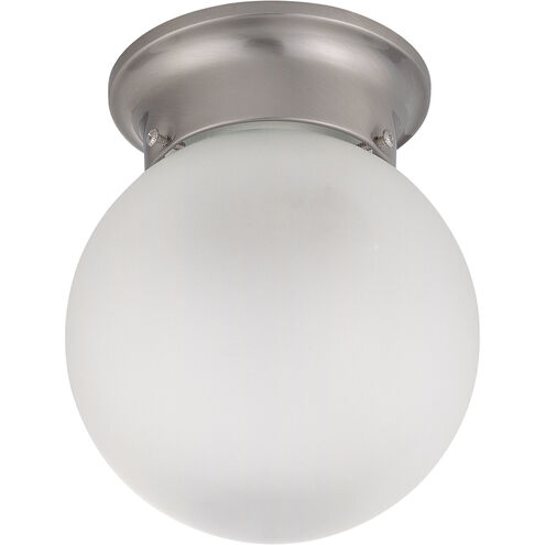 Brentwood 1 Light 6 inch Brushed Nickel Flush Mount Ceiling Light