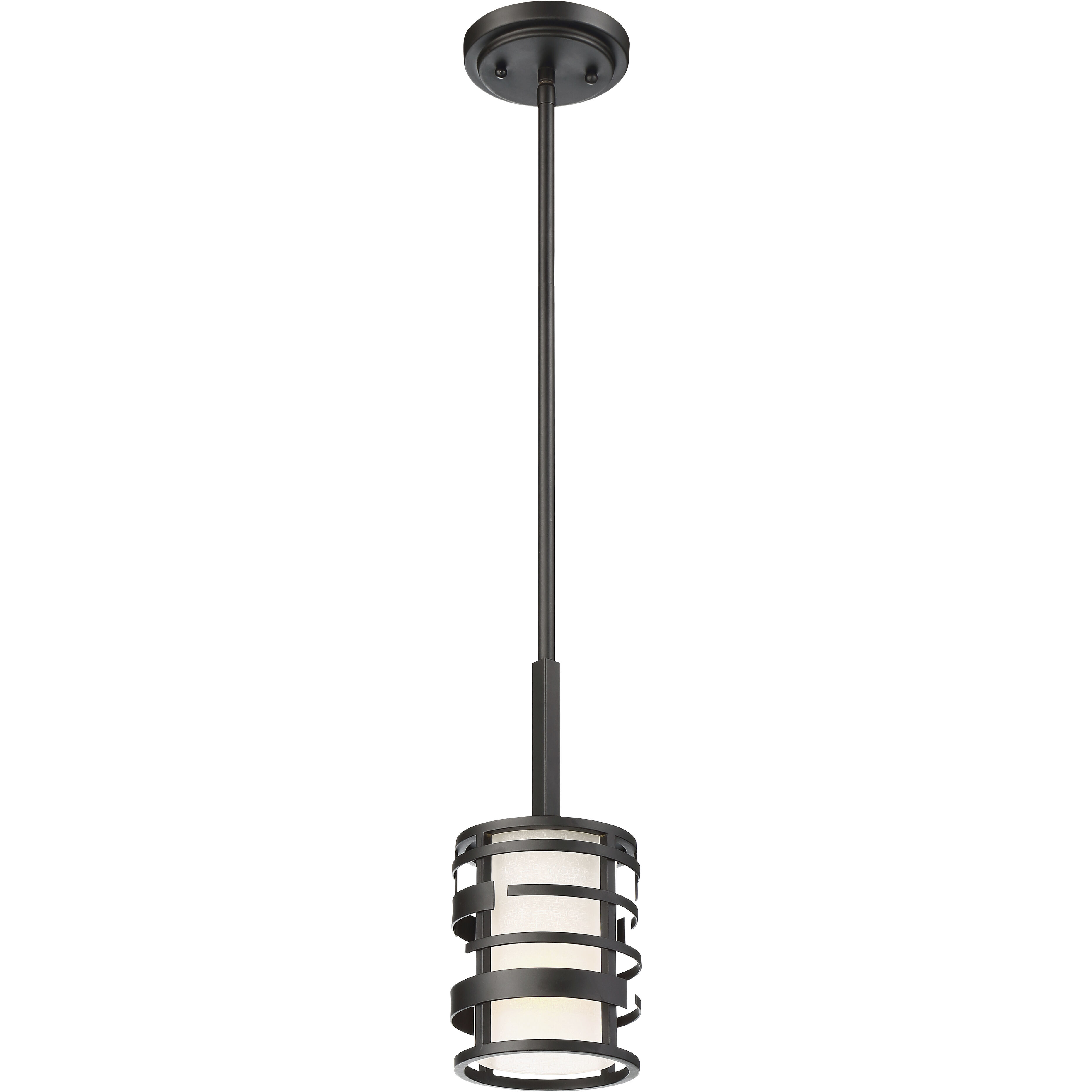 Lansing 1 Light 5.25 inch Textured Black Mini Pendant Ceiling Light
