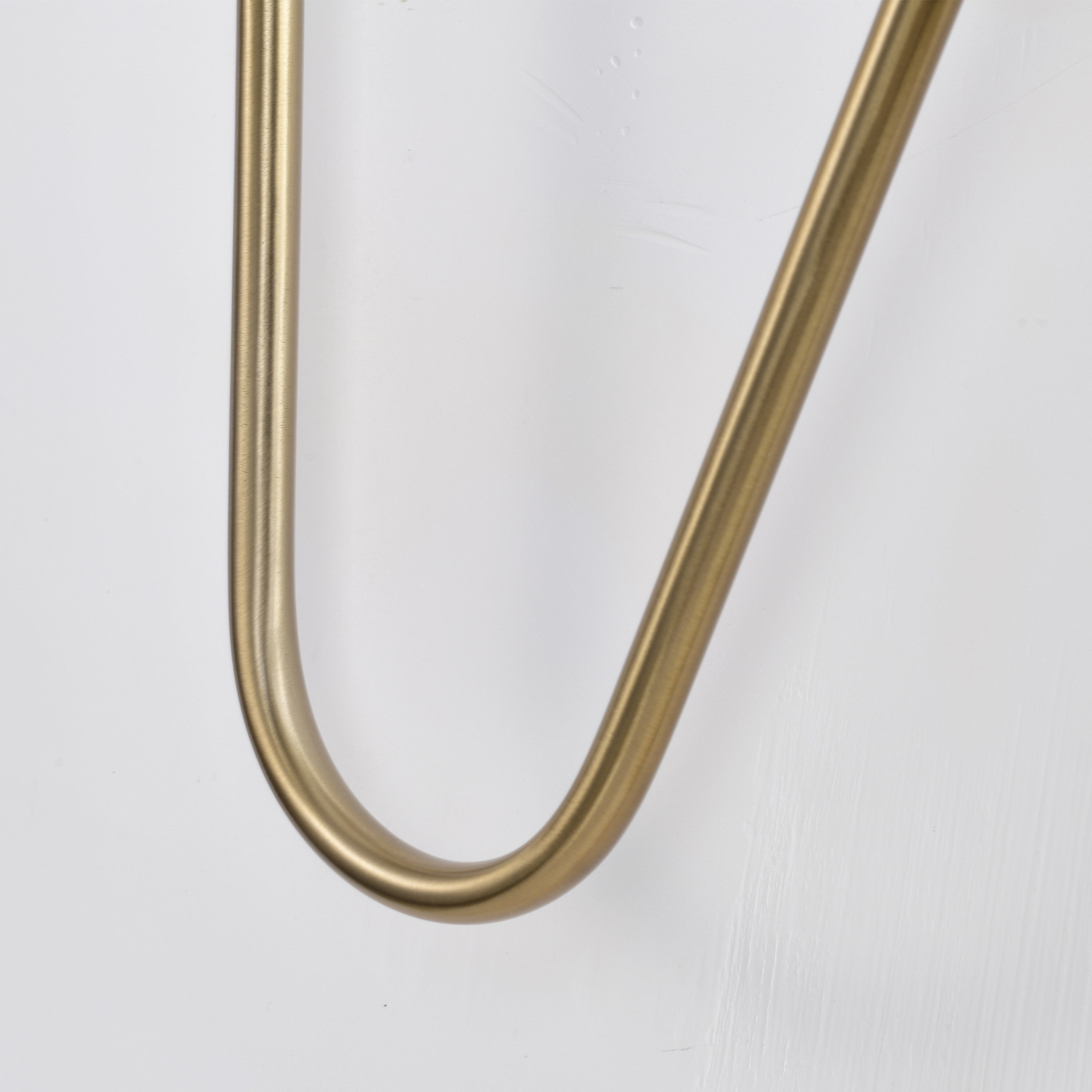 Trilby 1 Light 37 inch Matte Black/Burnished Brass Bathroom Vanity Lights Wall Light