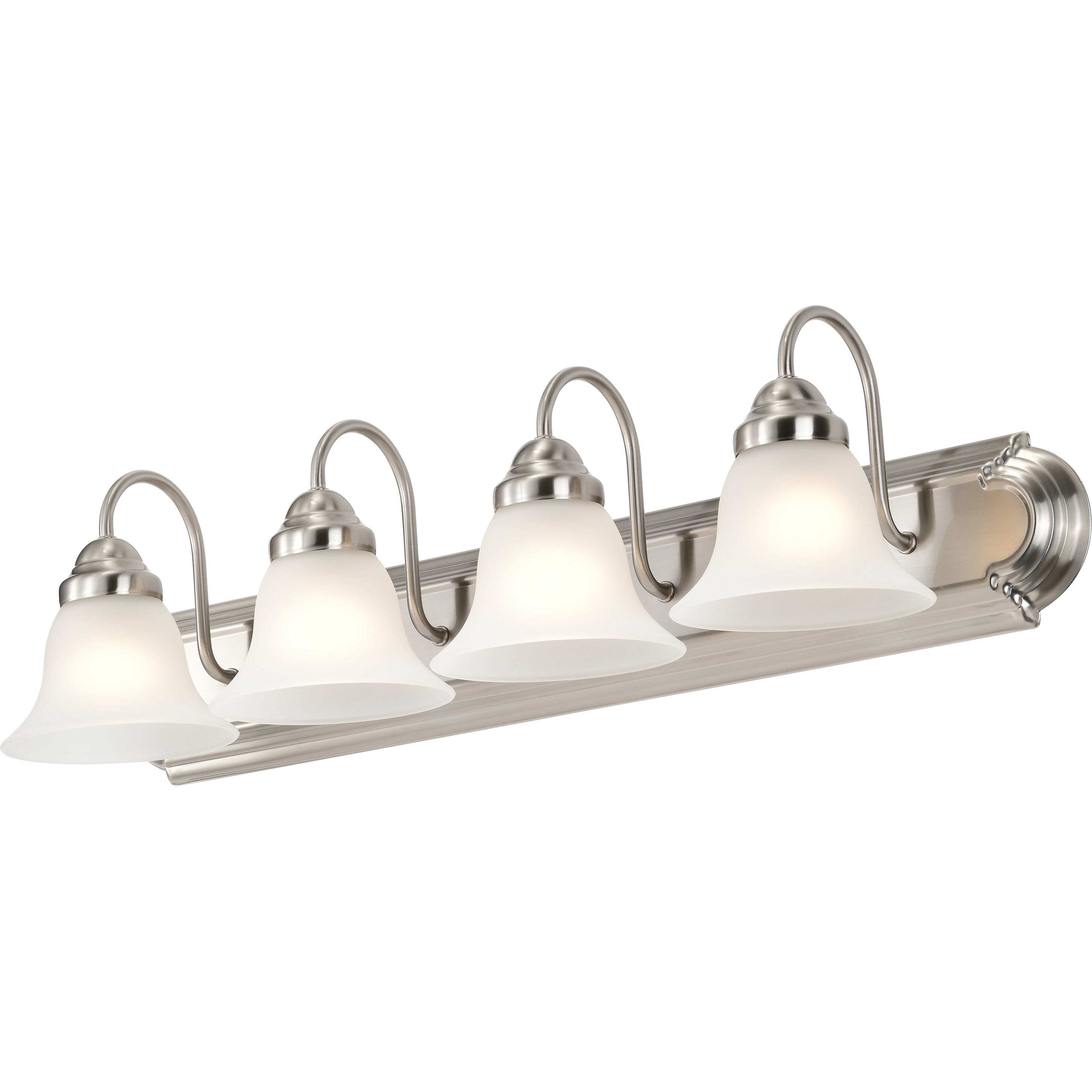 Ballerina 4 Light 30 inch Brushed Nickel Vanity Light Wall Light