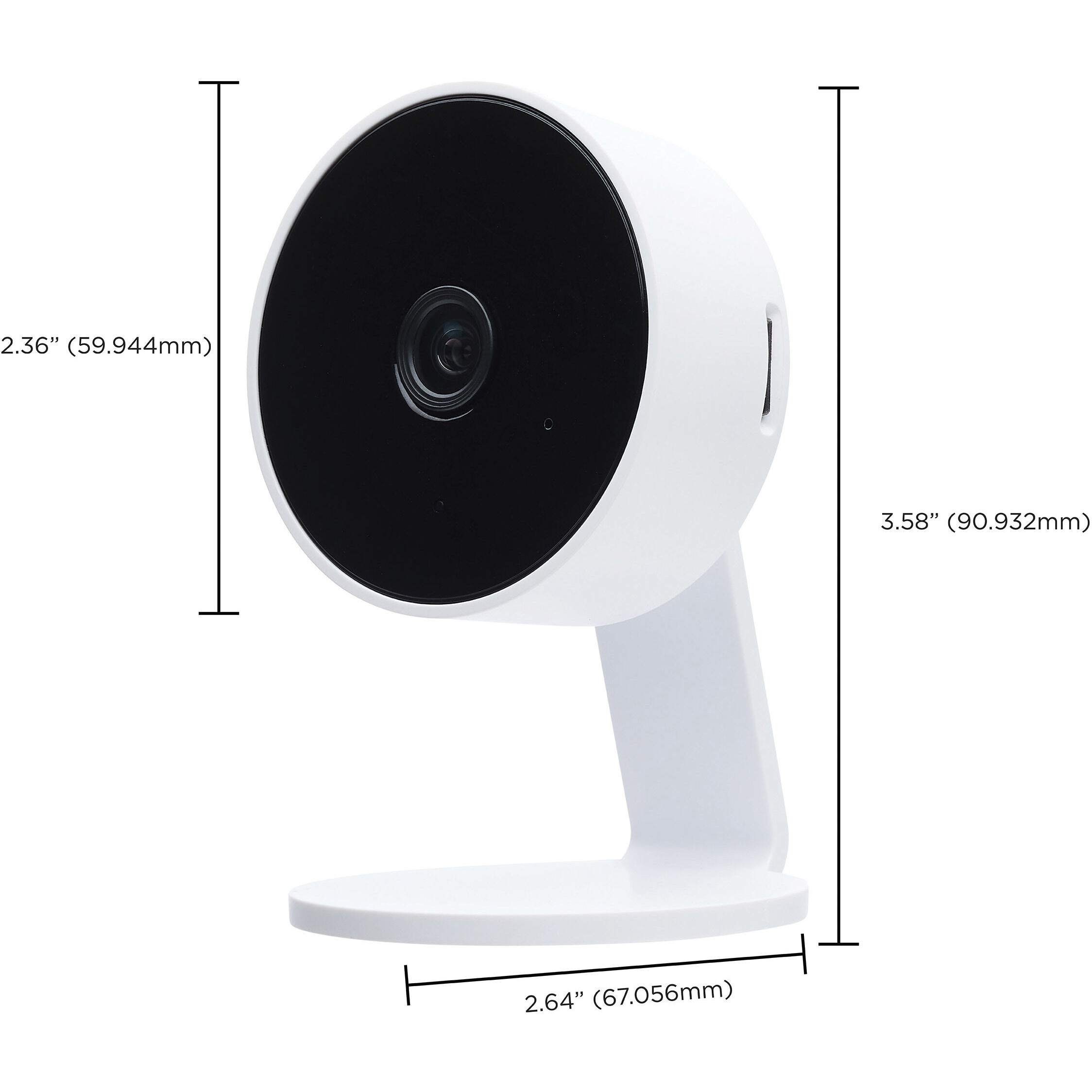 Brentwood White ADA Indoor Security Light Wall Light