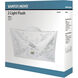 Brentwood 2 Light 12 inch White Flush Mount Ceiling Light