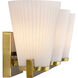 Royale 24 inch Burnished Brass Vanity Wall Light