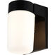 Brentwood 1 Light 8 inch Black Outdoor Wall Mount