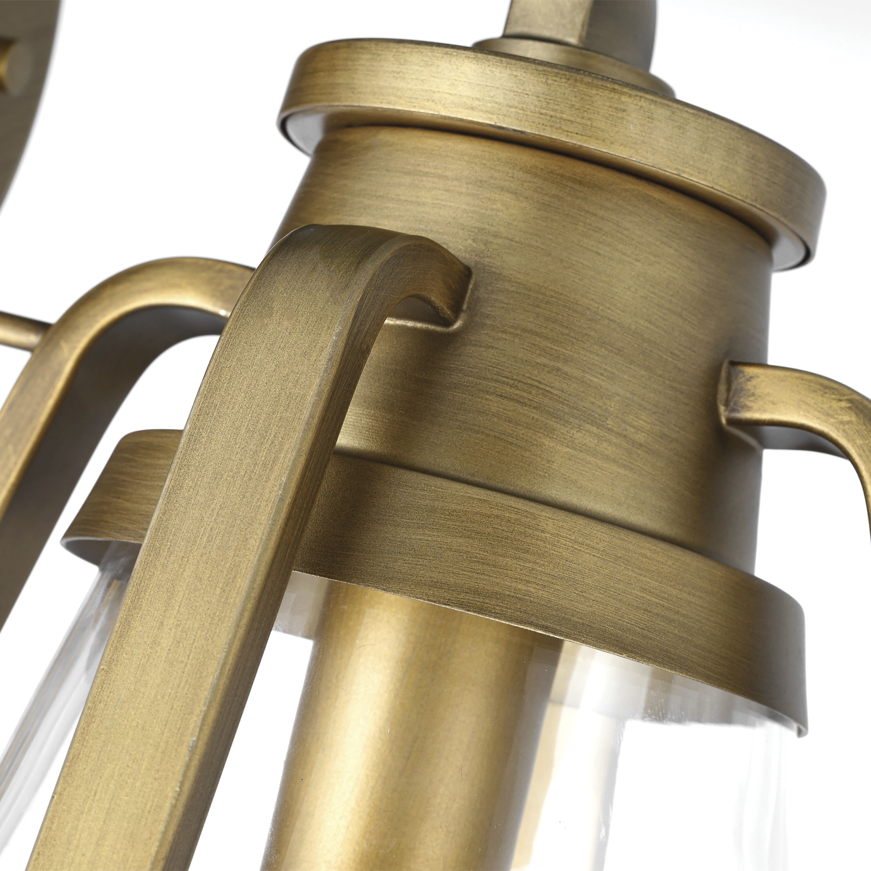 Everett 1 Light 10 inch Natural Brass Bathroom Vanity Lights Wall Light