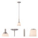 Mobili 1 Light 5.88 inch Brushed Nickel Mini Pendant Ceiling Light