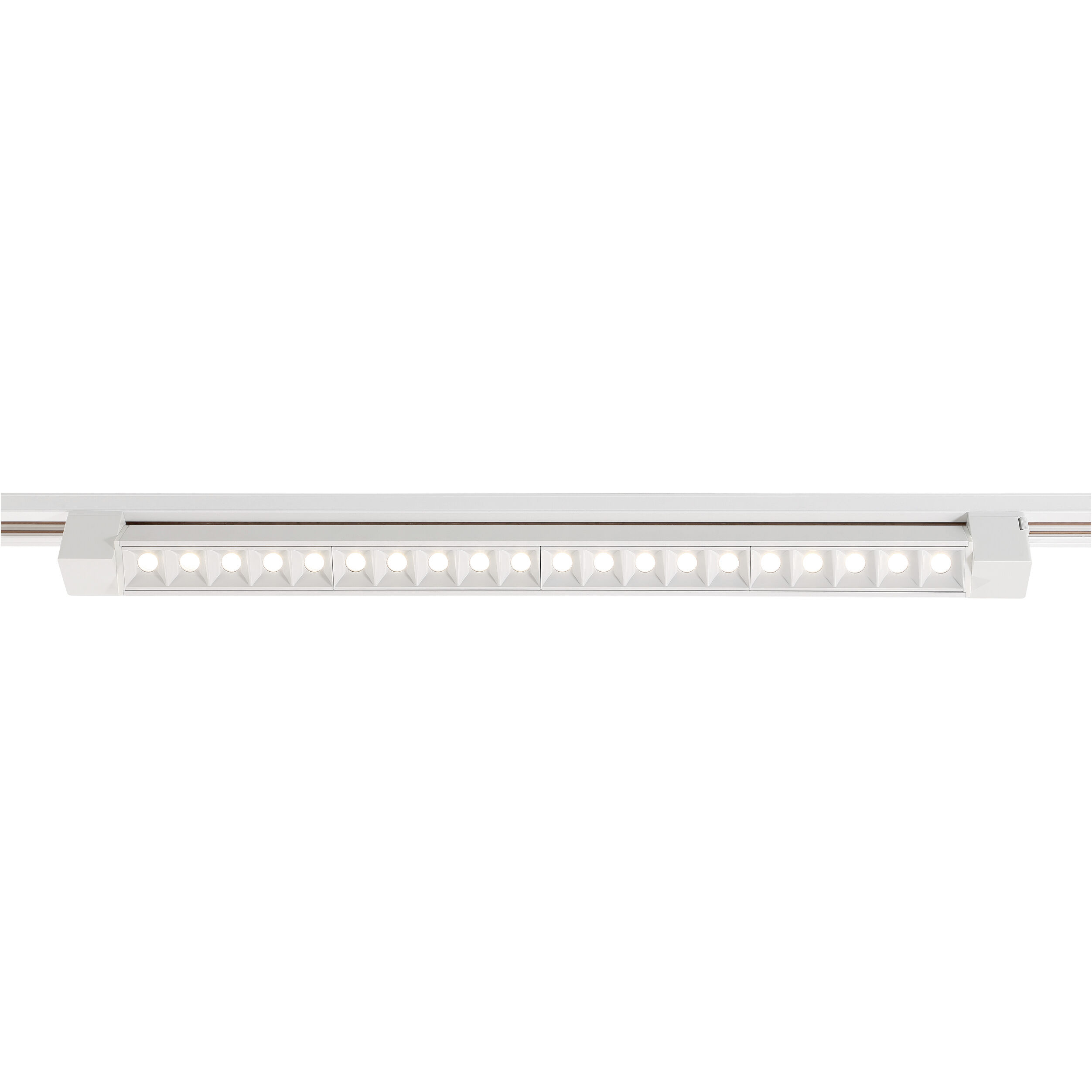 Brentwood 120 White Track Head Ceiling Light