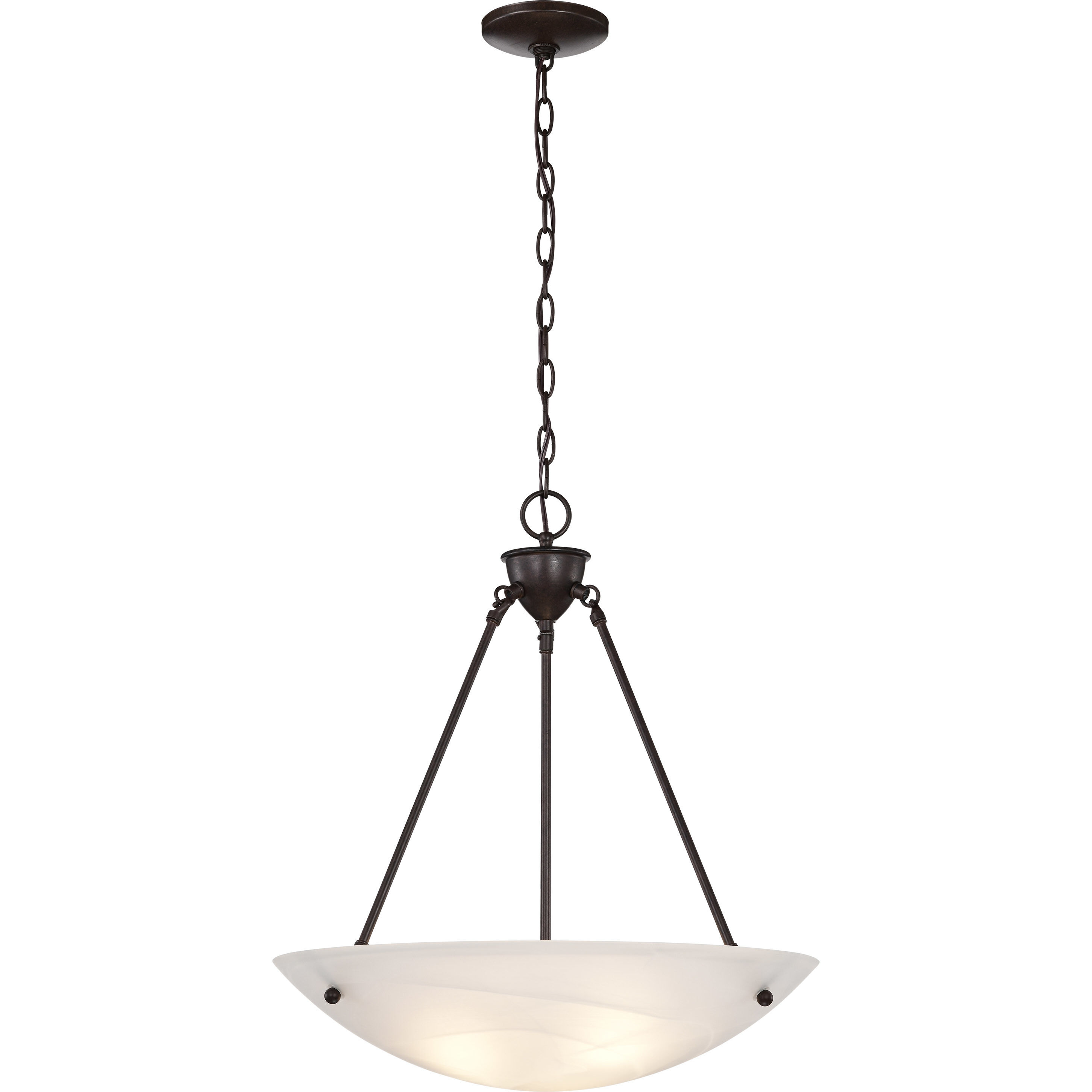 Brentwood 3 Light 23 inch Old Bronze Pendant Ceiling Light
