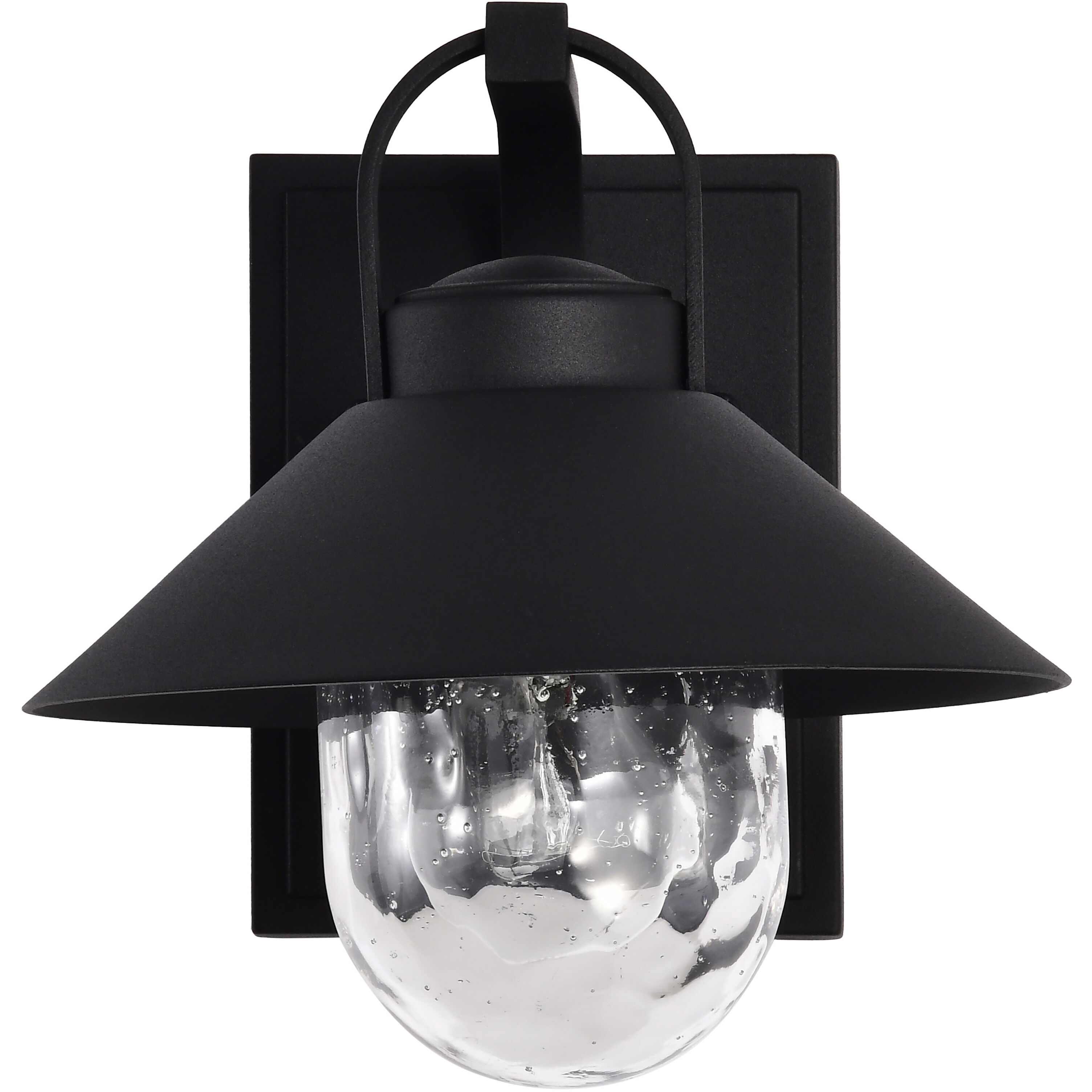 Ridge 8.13 inch Black Outdoor Wall Light