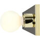 Brentwood 6 Light 36 inch Polished Brass Bath Light Wall Light