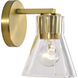 Gianna 5.5 inch Vintage Brass Vanity Wall Light